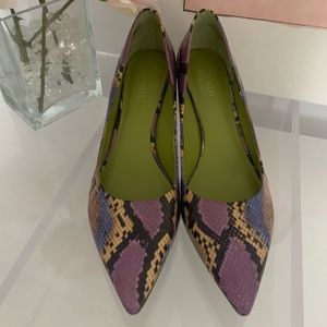 Nine West Snakeskin Pumps